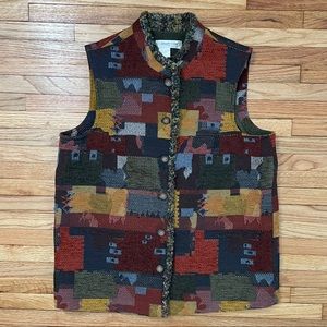 Coldwater Creek - Patchwork Vest